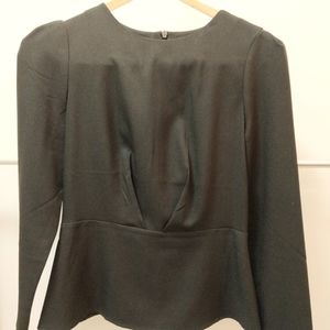 Banana Republic Long sleeve peplum top